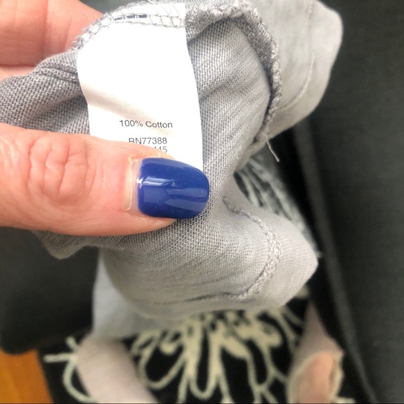 J.Crew zebra gray tee shirt sequin XS - Picture 9 of 9